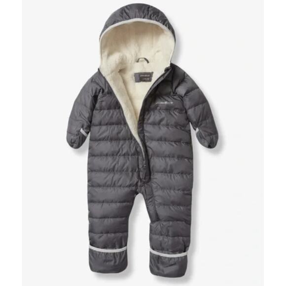 Eddie Bauer Other - Eddie Bauer Kids Infant Down Snowsuit - Grey - Size 3-6 Months